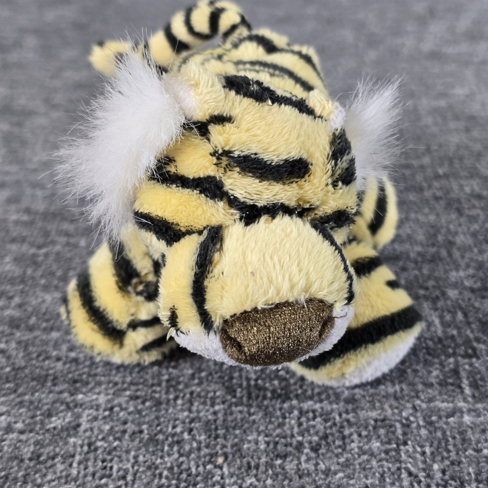 Mary Meyer Striped Tiger Plush Stuffed Animal Yellow Black White 8"